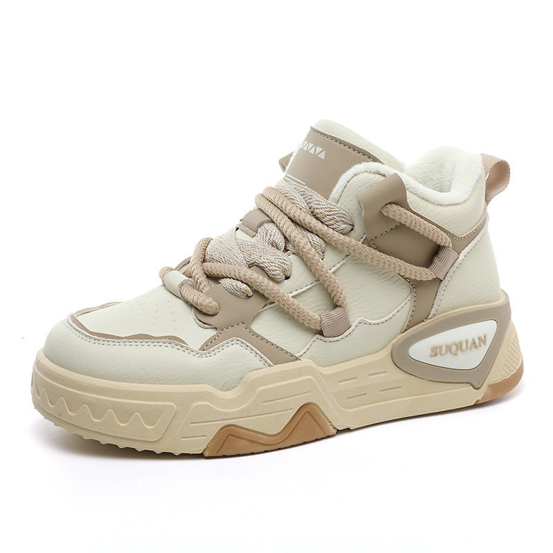 Damen High-Top Sneakers mit ergonomischem Dämpfungssystem und modischem Design R&B