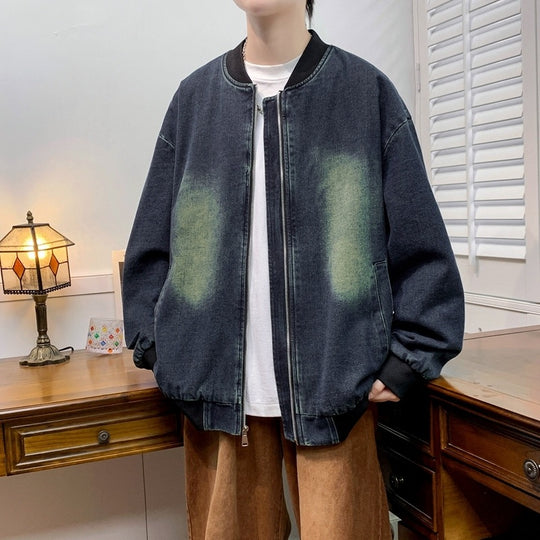 Herren entspannte Baumwolljacke im lässigen Stil R&B