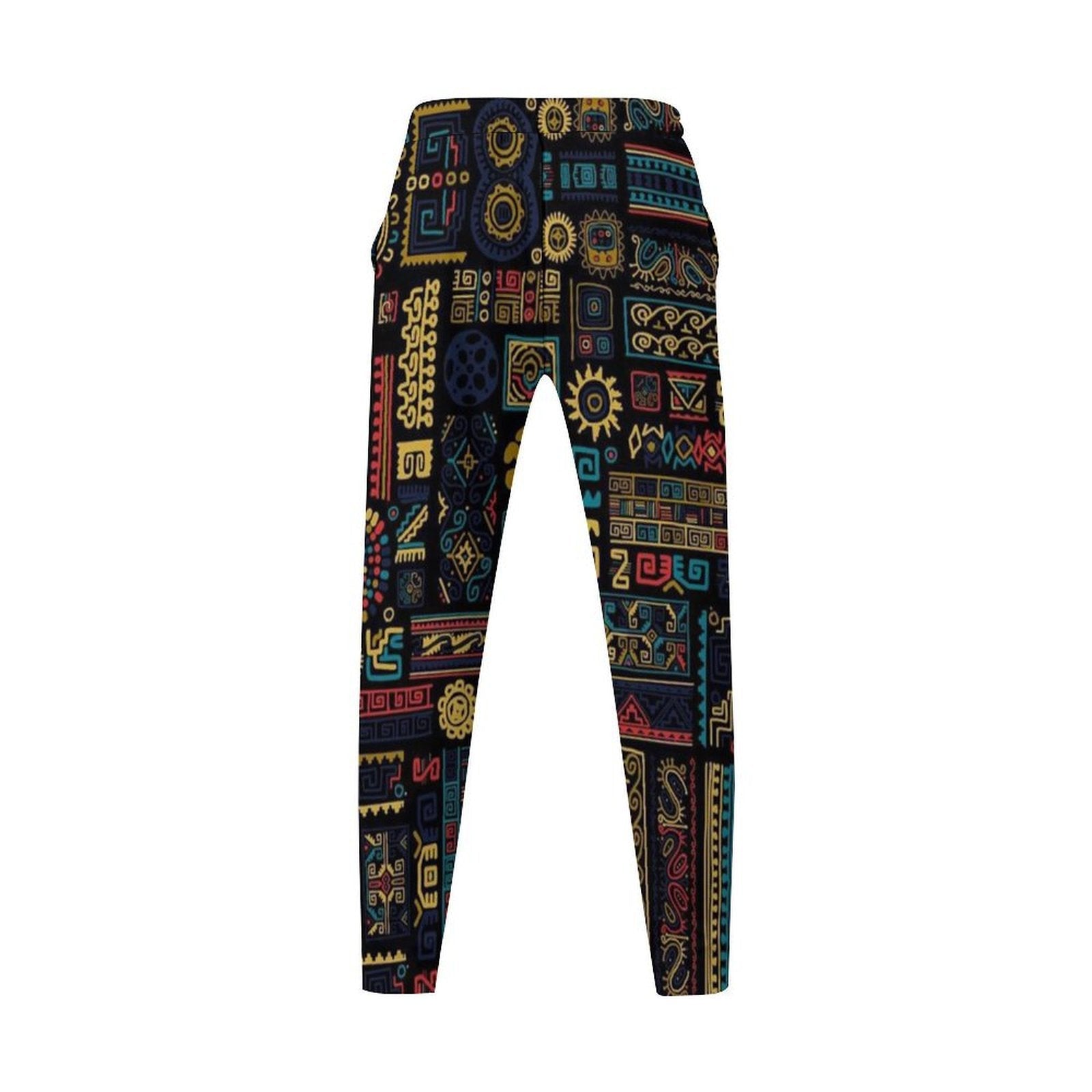 Damen Trendige Jogginghose mit bunten Mustern R&B