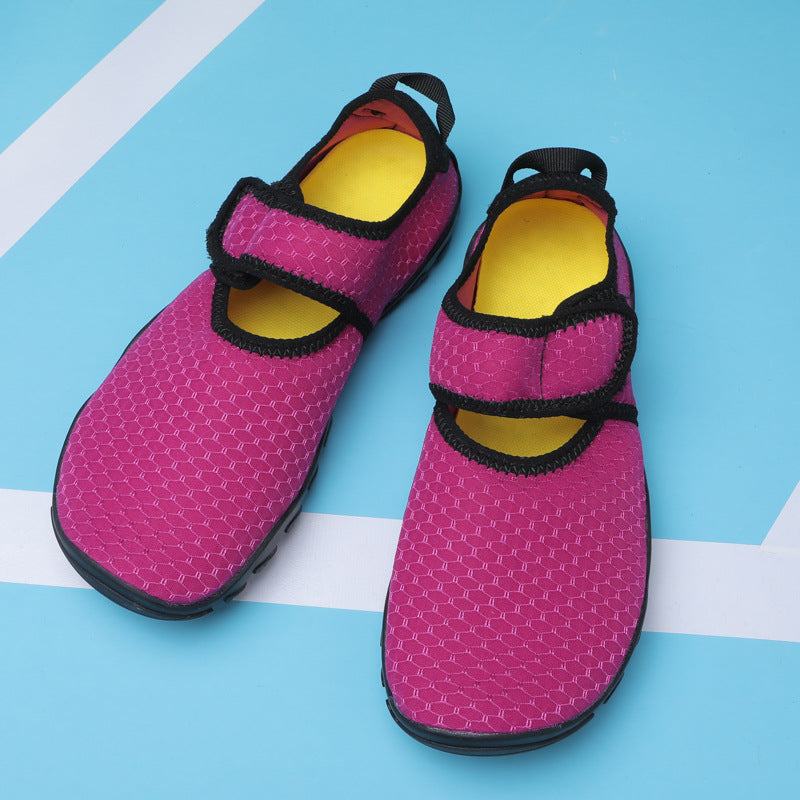 Damen Aquaschuhe mit flexiblem Klettverschluss und rutschfester Sohle R&B