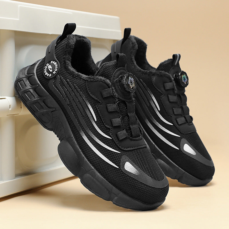 Herren Sportliche Sneakers mit innovativem Schnürsystem und isolierter Innensohle