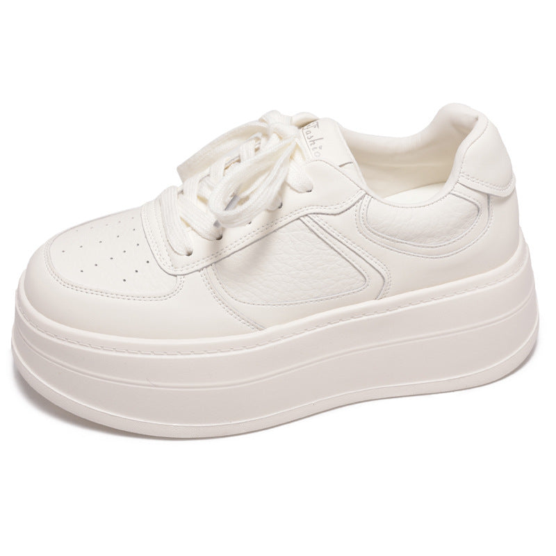 Damen modische Plattform Sneakers mit atmungsaktiver Oberflächenstruktur R&B