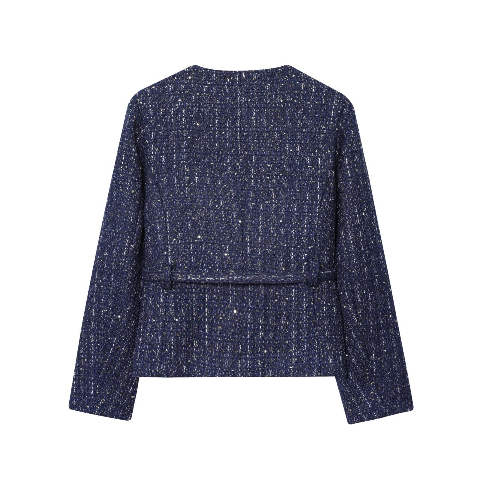 Damen trendige tweed Jacke R&B