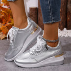 Damen Sneaker mit atmungsaktivem Obermaterial und seitlichem Reißverschluss R&B