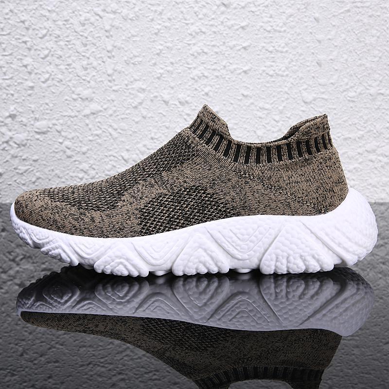 Damen Sportliche Strick-Sneaker mit rutschfester Sohle