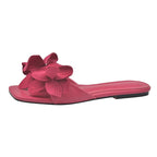 Damen modische Sandalen mit Blumenapplikation R&B