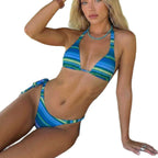 Damen Triangel-Bikini mit verstellbaren Bändern R&B