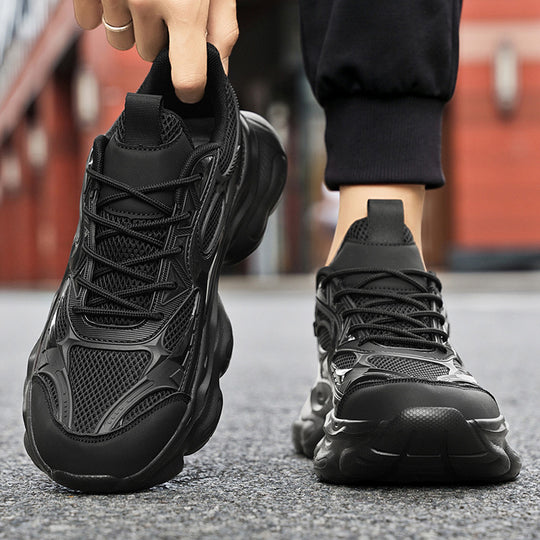 Herren nan voluminöser Sportschuh mit luftgepolsterter Sohle und atmungsaktivem Netzgewebe R&B