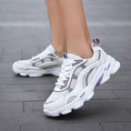 Damen Freizeit Sneakers mit atmungsaktiver Obermaterialstruktur und stoßdämpfender Sohle R&B