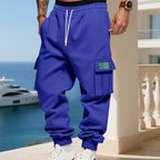Herren Sportliche Cargo-Hose mit Seitentaschen R&B