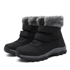 Damen Winterstiefel mit Klettverschluss und Warmfutter R&B