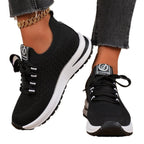 Damen Sportliche Sneakers mit atmungsaktivem Mesh-Obermaterial und flexibler Sohle R&B