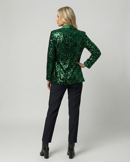 Damen Glitzernder Blazer R&B