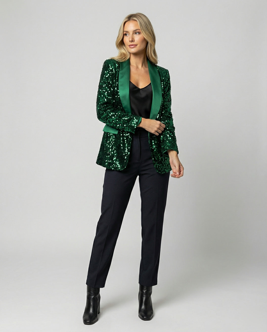 Damen Glitzernder Blazer R&B
