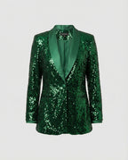 Damen Glitzernder Blazer R&B