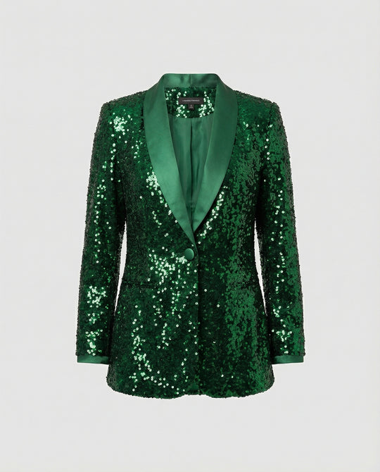 Damen Glitzernder Blazer R&B