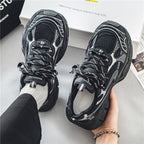 Damen Sportliche Sneakers mit atmungsaktiver Mesh-Oberfläche und rutschfester Sohle R&B