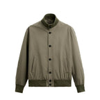 Herren stylische und praktische Bomberjacke mit elastischem Bund und Knopfleiste R&B