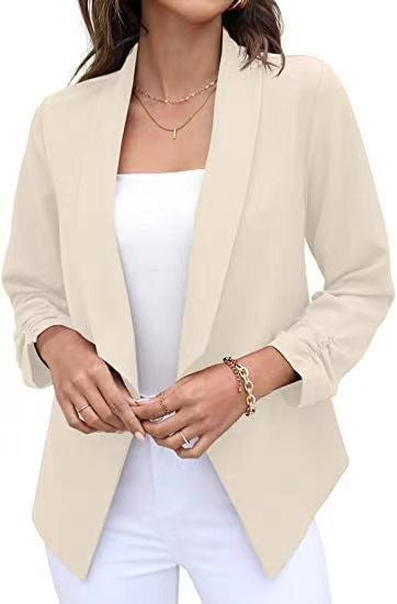 Damen eleganter und luftiger Blazer mit asymmetrischem Schnitt R&B