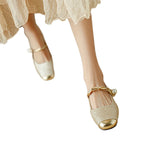 Damen Ballerinas mit Perlenschmuck und elegantem Design R&B
