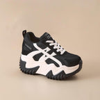 Damen Sportliche Chunky Sneakers mit ausgeprägter Profilsohle und atmungsaktivem Obermaterial R&B