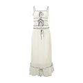 R&B | Hosenträger Top Temperament Kleid