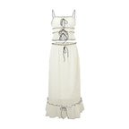 R&B | Hosenträger Top Temperament Kleid