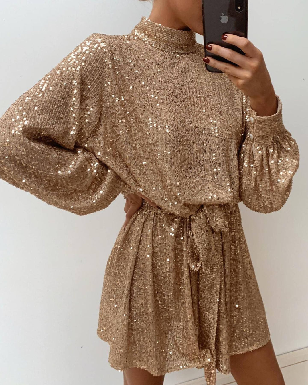 Damen Glitzerndes Cocktailkleid R&B