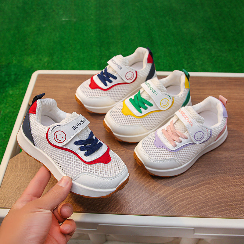 Damen sportive Sneakers mit atmungsaktiver Mesh-Oberfläche und flexibler Laufsohle R&B