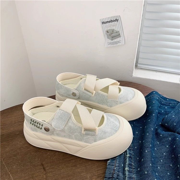 Damen modische Slip-On Clogs mit verstellbaren Riemen und komfortabler dämpfender Sohle R&B