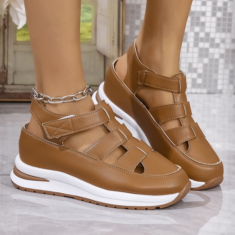 Damen Bequeme Lauf- und Freizeitschuhe mit praktischen Riemen R&B