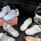 Damen Sportliche Sneaker mit atmungsaktiven Obermaterial und dämpfender Sohle R&B