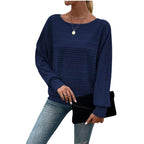 Damen Pullover mit strukturiertem Muster R&B