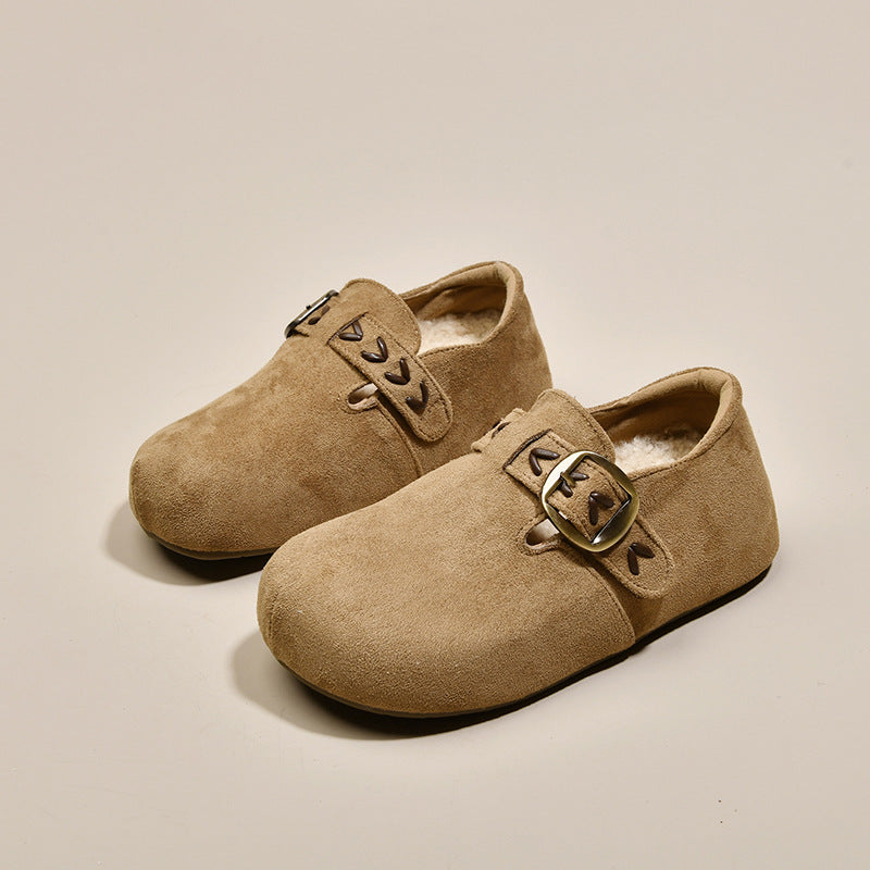 Damen Ballerinas mit modischer Schnalle und weich gepolstertem Innenbereich R&B