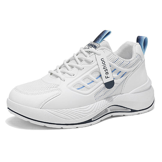 Damen Sportliche Sneakers mit atmungsaktiven Mesh-Einsätzen und stoßdämpfendem Sohlenprofil R&B