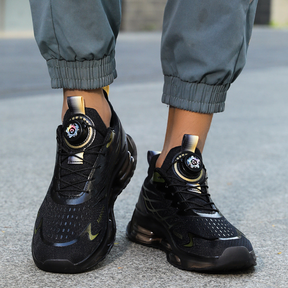Damen Modische und atmungsaktive Laufschuhe mit innovativem Schnellschnürsystem