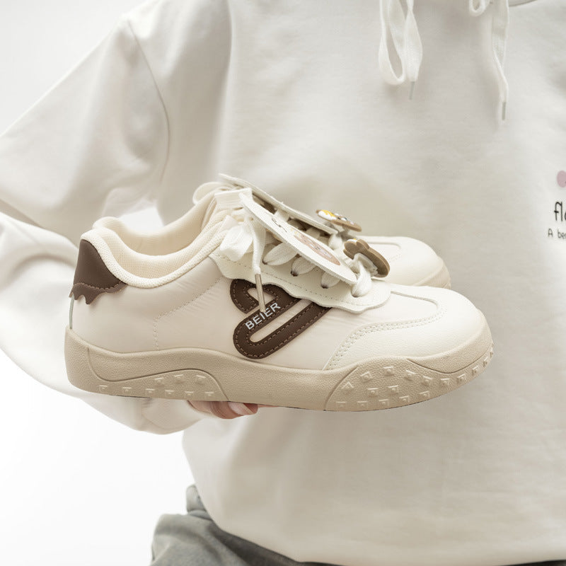 Damen Freizeit Sneakers mit weicher Gummi-Außensohle und atmungsaktivem Obermaterial