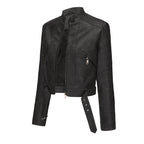 Damen moderne croppedjacke mit stylischem Detail
