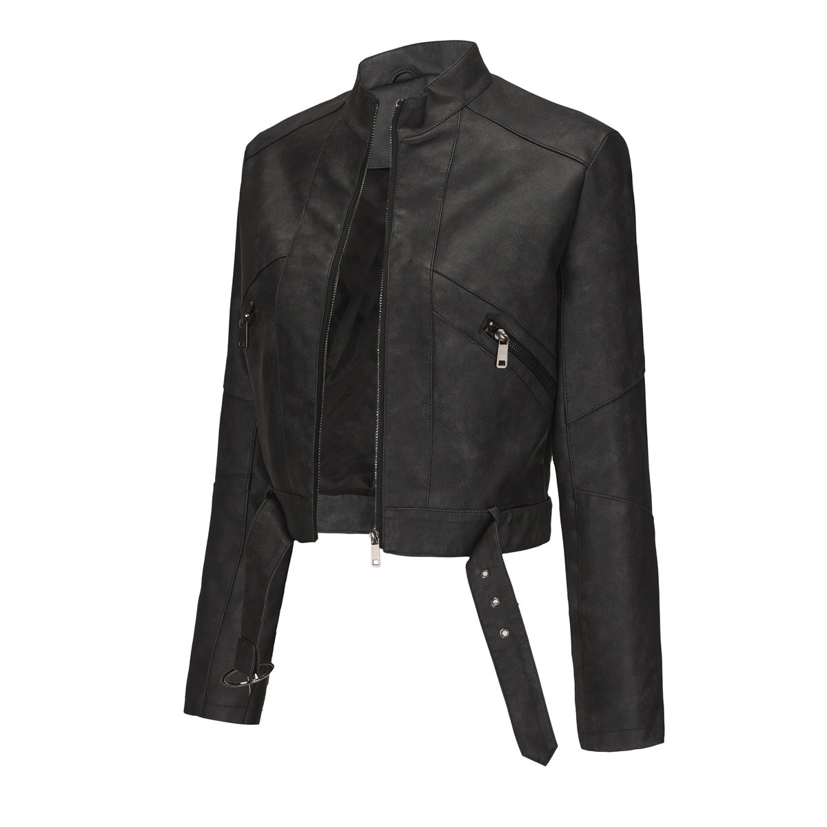 Damen moderne croppedjacke mit stylischem Detail