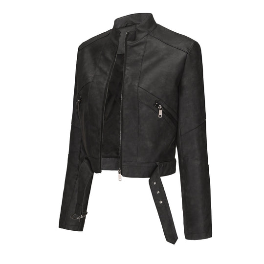 Damen moderne croppedjacke mit stylischem Detail R&B