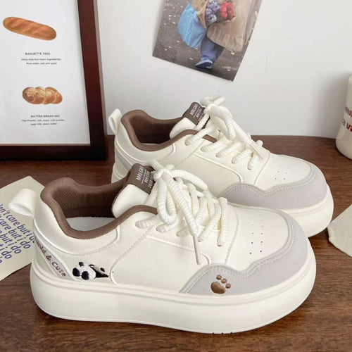 Damen Sneaker mit verspielten Tiermotiven und bequemer Dämpfung R&B