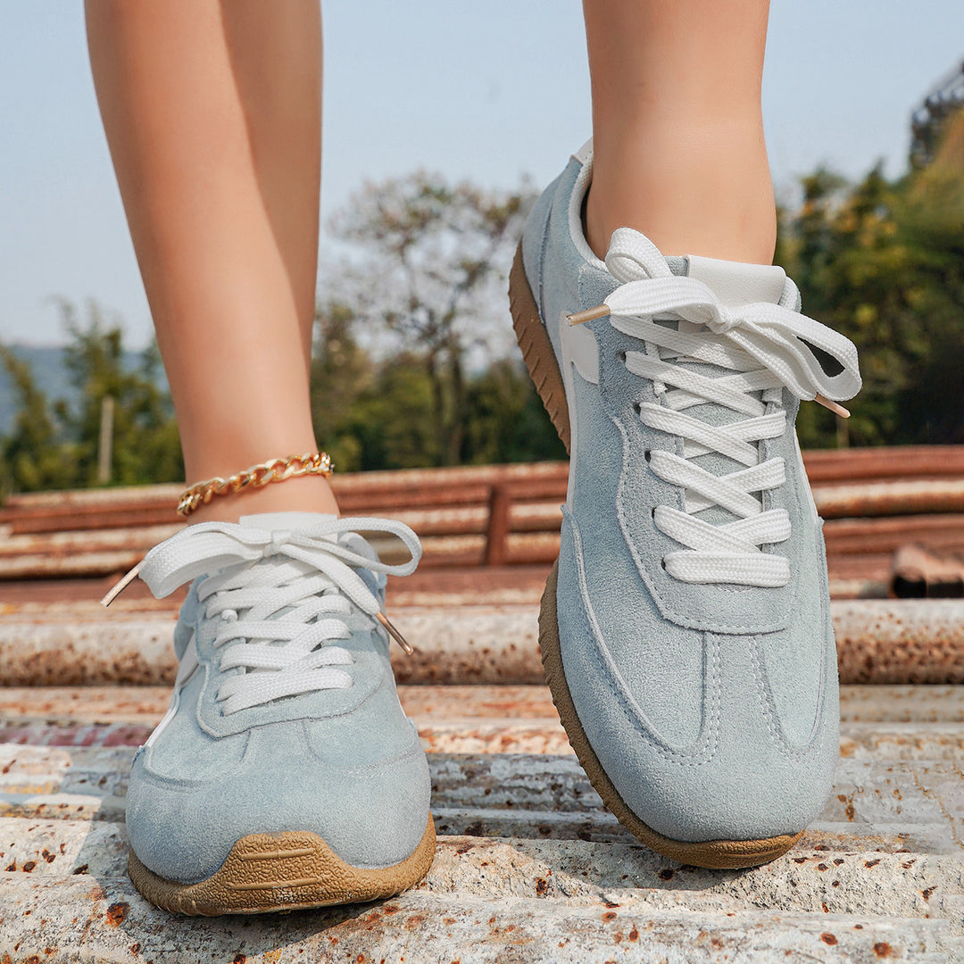 Damen Casual Sneakers aus hochwertigem Wildleder mit rutschfester Sohle R&B