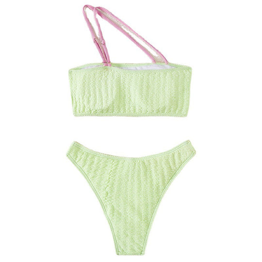 Damen Crop-Top Bikini mit aufregendem Wickeldesign R&B
