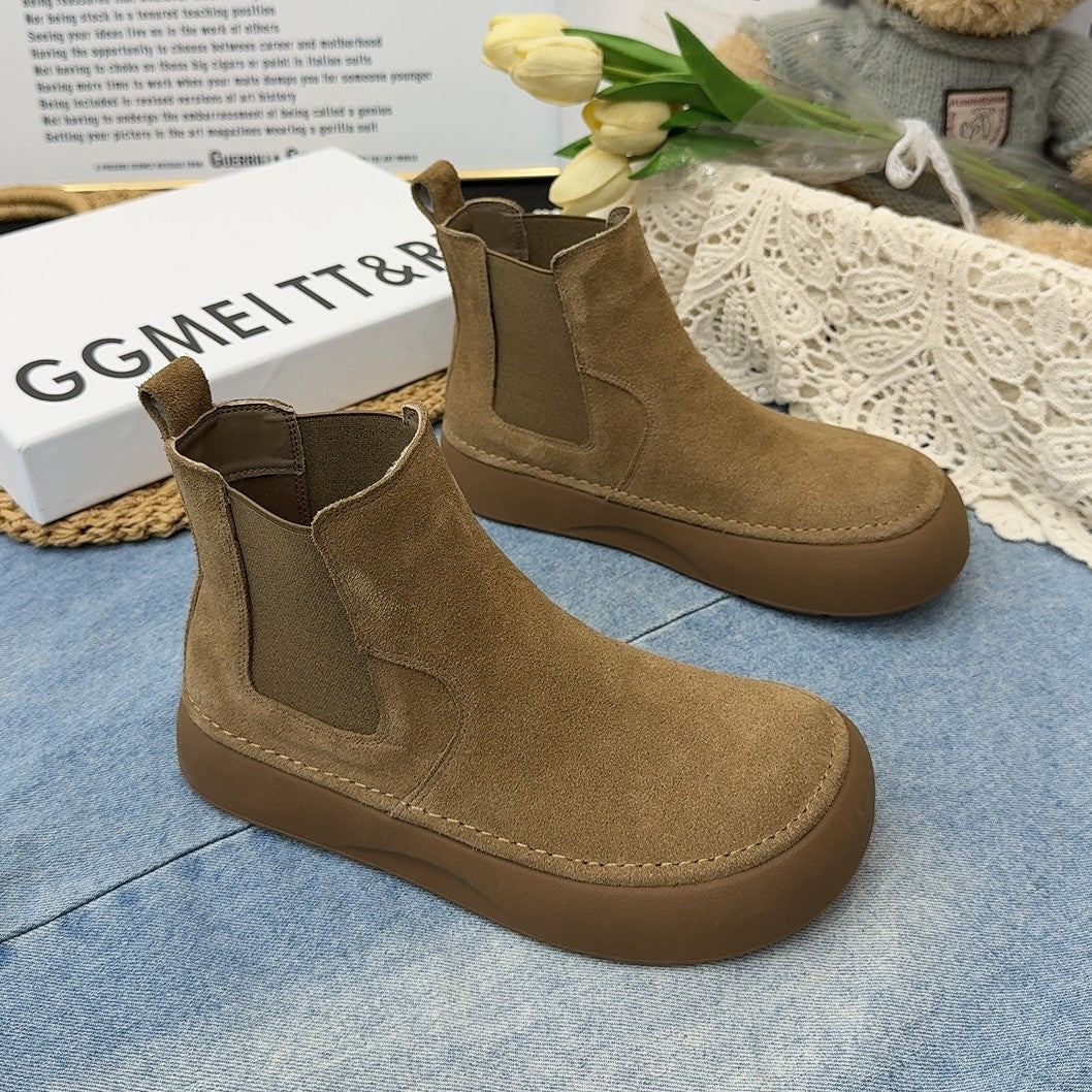 Damen modische Chelsea Boots mit rutschfester Sohle und chicem Detail R&B