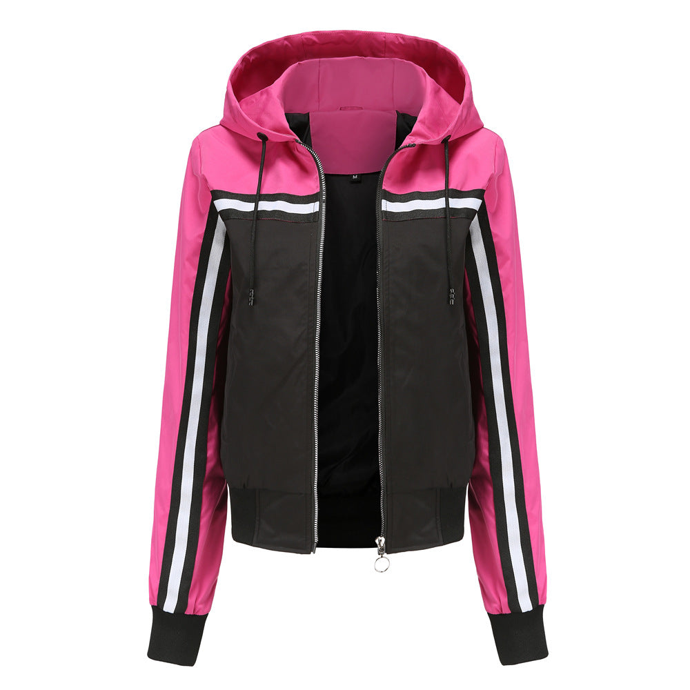 Damen sportliche Jacke mit modernen Streifenelementen R&B