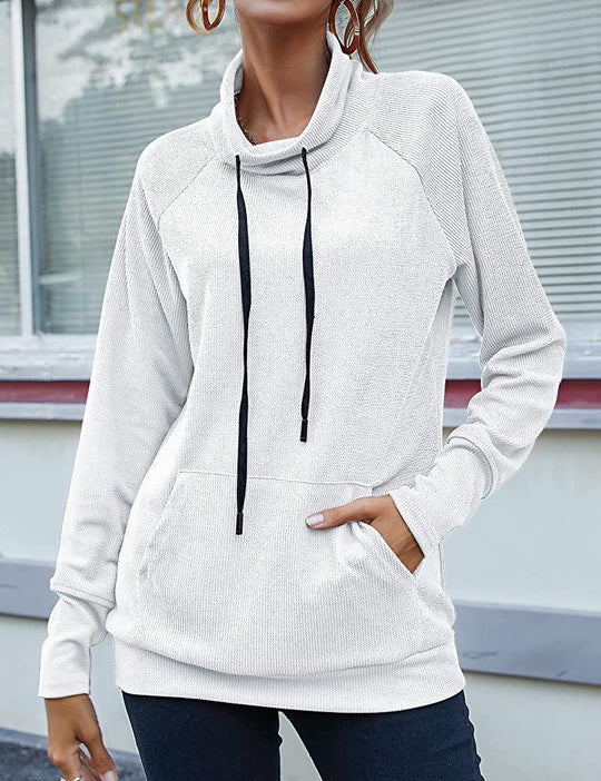 Damen modischer Kapuzensweater mit praktischen Taschen und ergonomischem Schnitt R&B