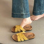 Damen Clogs mit geflochtenem Design und anatomisch geformtem Fußbett R&B