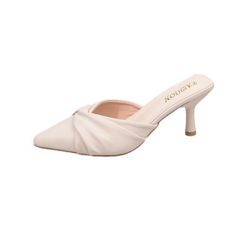 Damen Sling-Pumps mit stilvollem Knotendesign und elegantem Absatz R&B