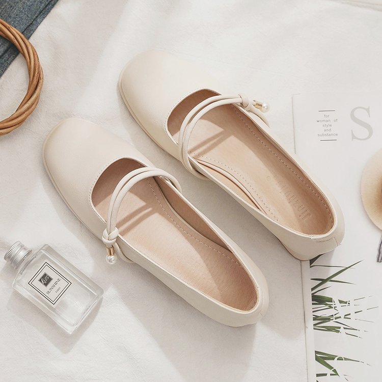 Damen elegante Mary Jane Pumps mit modischem Blockabsatz und feinem Schnallenakzent R&B
