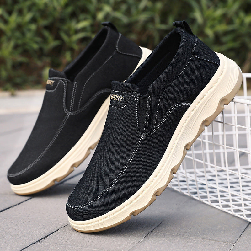 Damen Bequeme Slip-On Freizeitschuhe mit elastischem Obermaterial